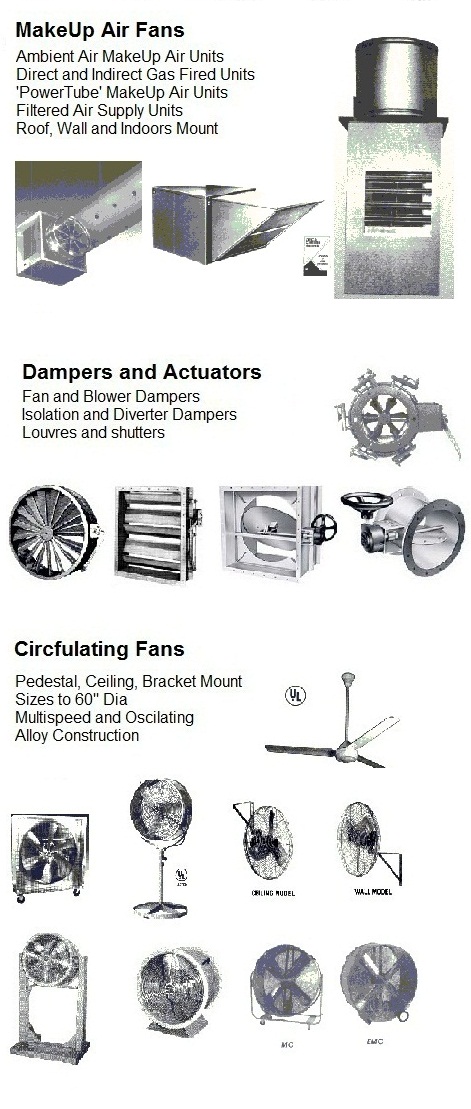 Air make up ventilator